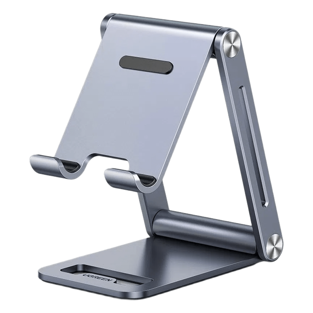 Soporte de Escritorio Plegable para Celular Aluminio Multi Ángulo 4.7" a 7.9" Gris UGREEN 80708 - Imagen 1
