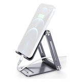Soporte de Escritorio Plegable para Celular Aluminio Multi Ángulo 4.7" a 7.9" Gris UGREEN 80708 - Imagen 2