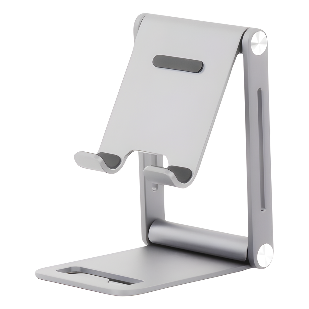 Soporte de Escritorio Plegable para Celular Aluminio Multi Ángulo 4.7" a 7.9" Gris UGREEN 80708 - Imagen 3
