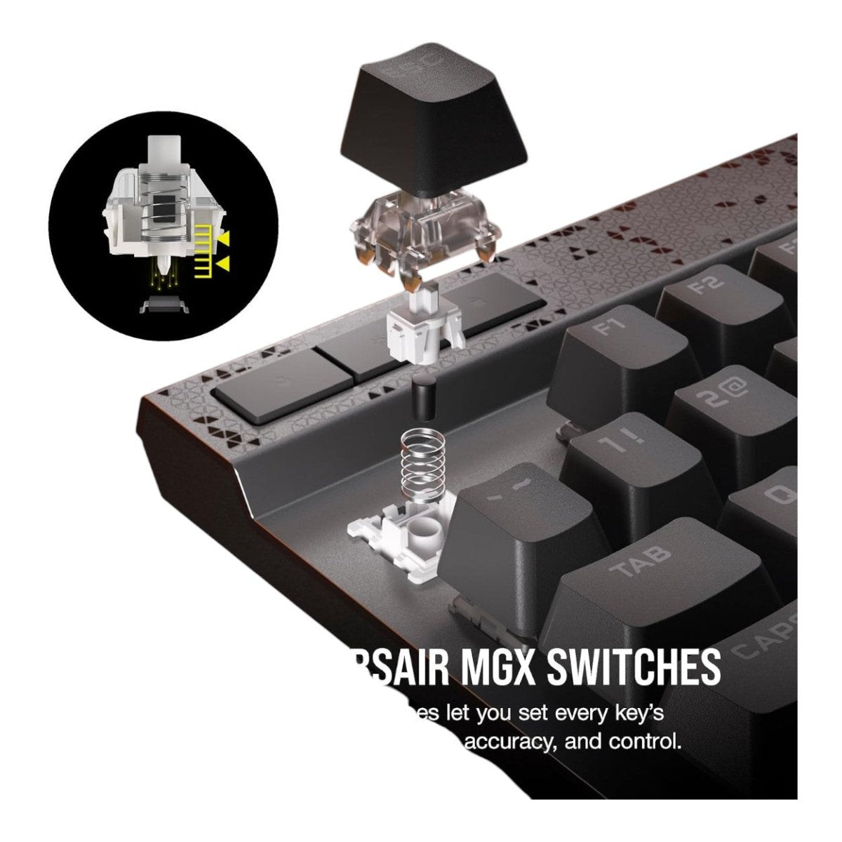 Teclado Gaming CORSAIR K70 MAX CH-910961G-NA RGB - SILYMX