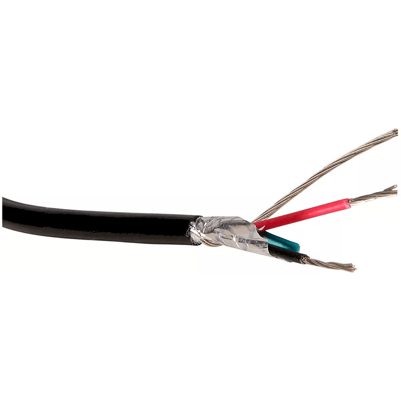 Bobina de Cable Belden 2x22 AWG de Audio Blindado 305 Metros Gris 8451 010U1000 - SILYMX