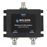 Divisor de potencia de 2 vías para la distribución de señal a dos antenas de servicio | 3 dB de pérdida por puerto | Conectores F hembra WILSONPRO / WEBOOST - Imagen 1