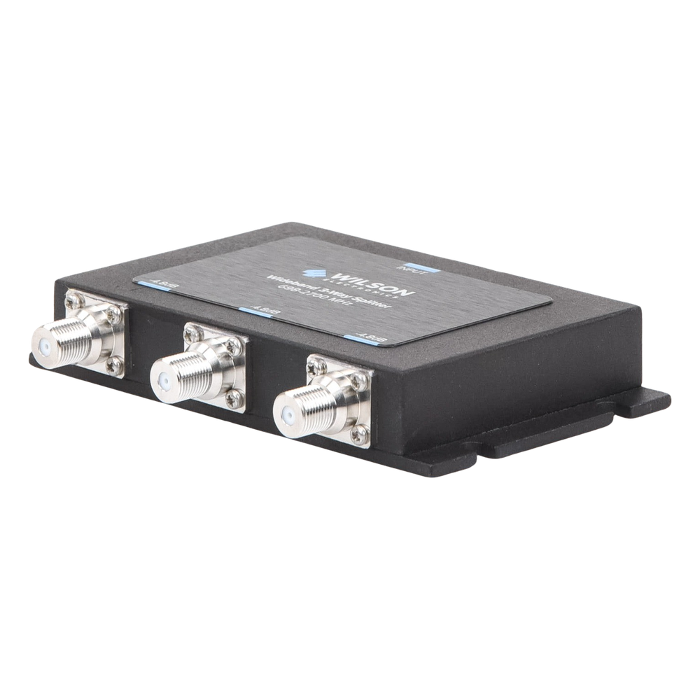 Divisor de potencia de 3 vías para la distribución de señal a tres antenas de servicio | 4.8 dB de pérdida por puerto | Conectores F hembra WILSONPRO / WEBOOST - Imagen 2