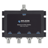 Divisor de potencia de 4 vías para la distribución de señal a dos antenas de servicio | 6 dB de pérdida por puerto | Conectores F hembra WILSONPRO / WEBOOST - Imagen 1