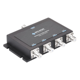 Divisor de potencia de 4 vías para la distribución de señal a dos antenas de servicio | 6 dB de pérdida por puerto | Conectores F hembra WILSONPRO / WEBOOST - Imagen 4