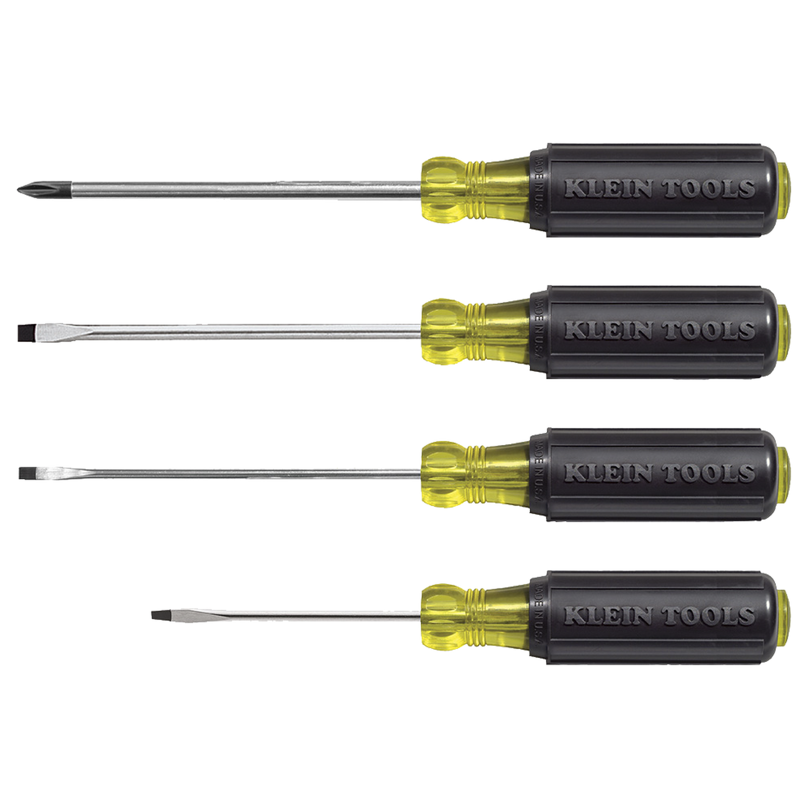 Juego de desarmadores miniatura de punta ranurada y Phillips de 4 piezas KLEIN TOOLS 85484 - SILYMX