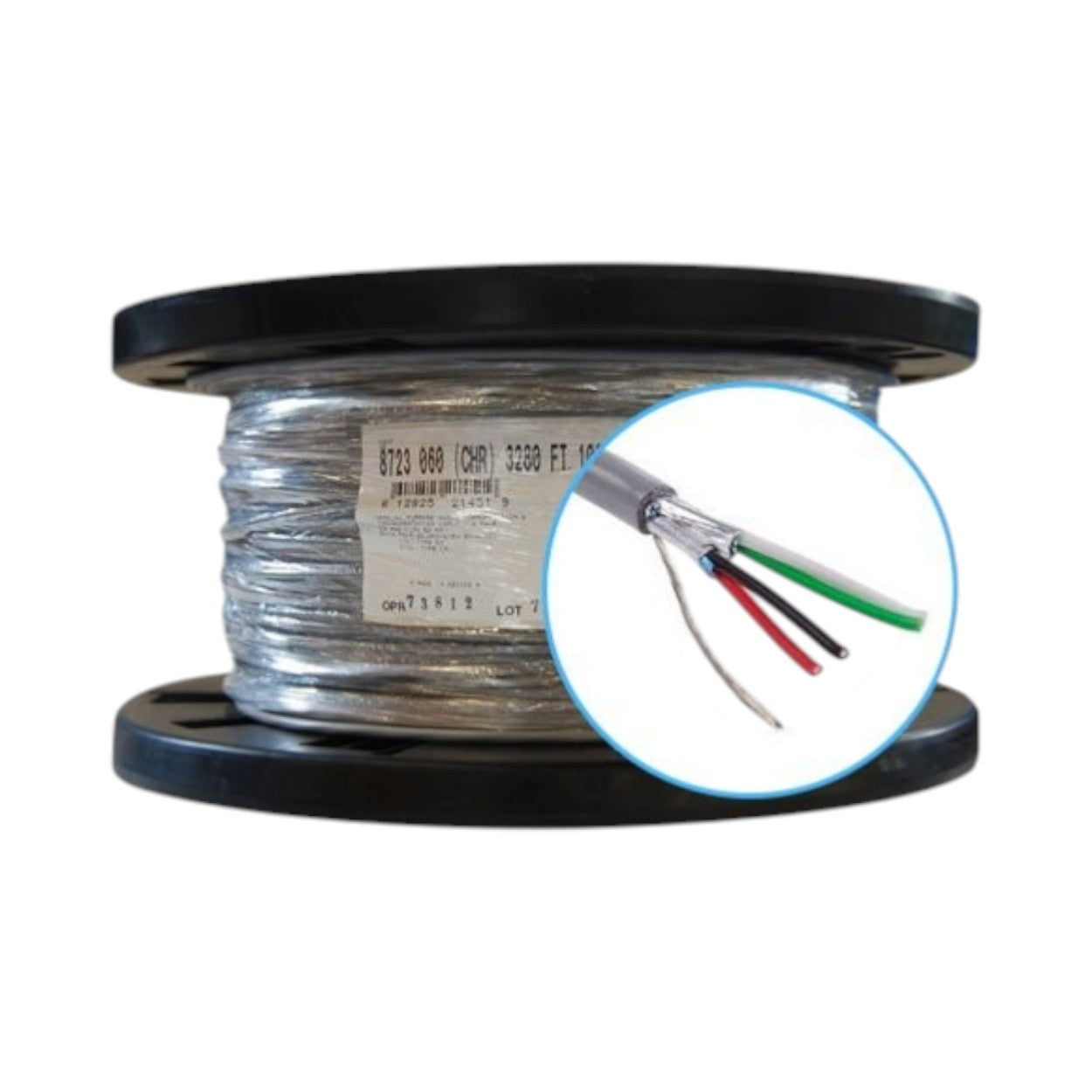 Bobina de Cable Belden 4x22 AWG Blindado Estañado Para instrumentación 305 Metros 8723 0601000 - SILYMX