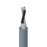 Bobina de Cable Belden 2x18 Blindado Instrumental Estañado 305 Metros Gris 8760 0601000