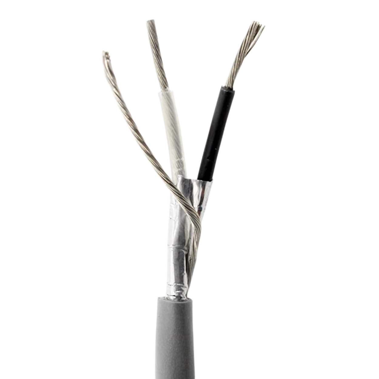 Bobina de Cable Belden 2x18 Blindado Instrumental Estañado 305 Metros Gris 8760 0601000