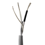 Bobina de Cable Belden 2x18 Blindado Instrumental Estañado 305 Metros Gris 8760 0601000