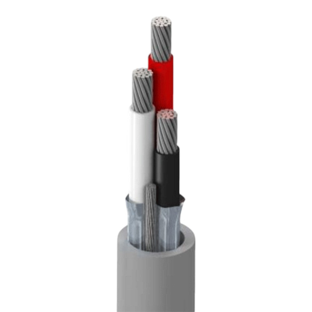 Bobina de Cable Belden 3X18 AWG Blindado de Señal 305 Metros Gris 8770MN 0081000 - SILYMX