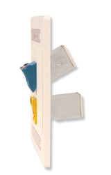 Jack Z-MAX Cat6A Blindado Montaje híbrido en Placa de Pared (Plano y Angulado) Color Negro Z6A-S01 - SILYMX