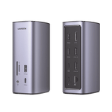 Accesorios para Computadora y SmartphonesUGREEN90325Docking Station USB - C 12 en 1 8K/4K Triple Pantalla 100W 10Gbps | UGREEN 90325 - SILYMX