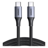 Cable USB-C a USB-C 2m (6.6ft) Carga 240W PD3.1 480 Mbps Aluminio Nylon Trenzado UGREEN 90440 - Imagen 2