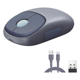 Mouse Inalámbrico Bluetooth 5.0 y 2.4GHz 3 Dispositivos 4000 DPI Recargable USB-C 5 Botones Azul UGREEN 90538 - Imagen 2