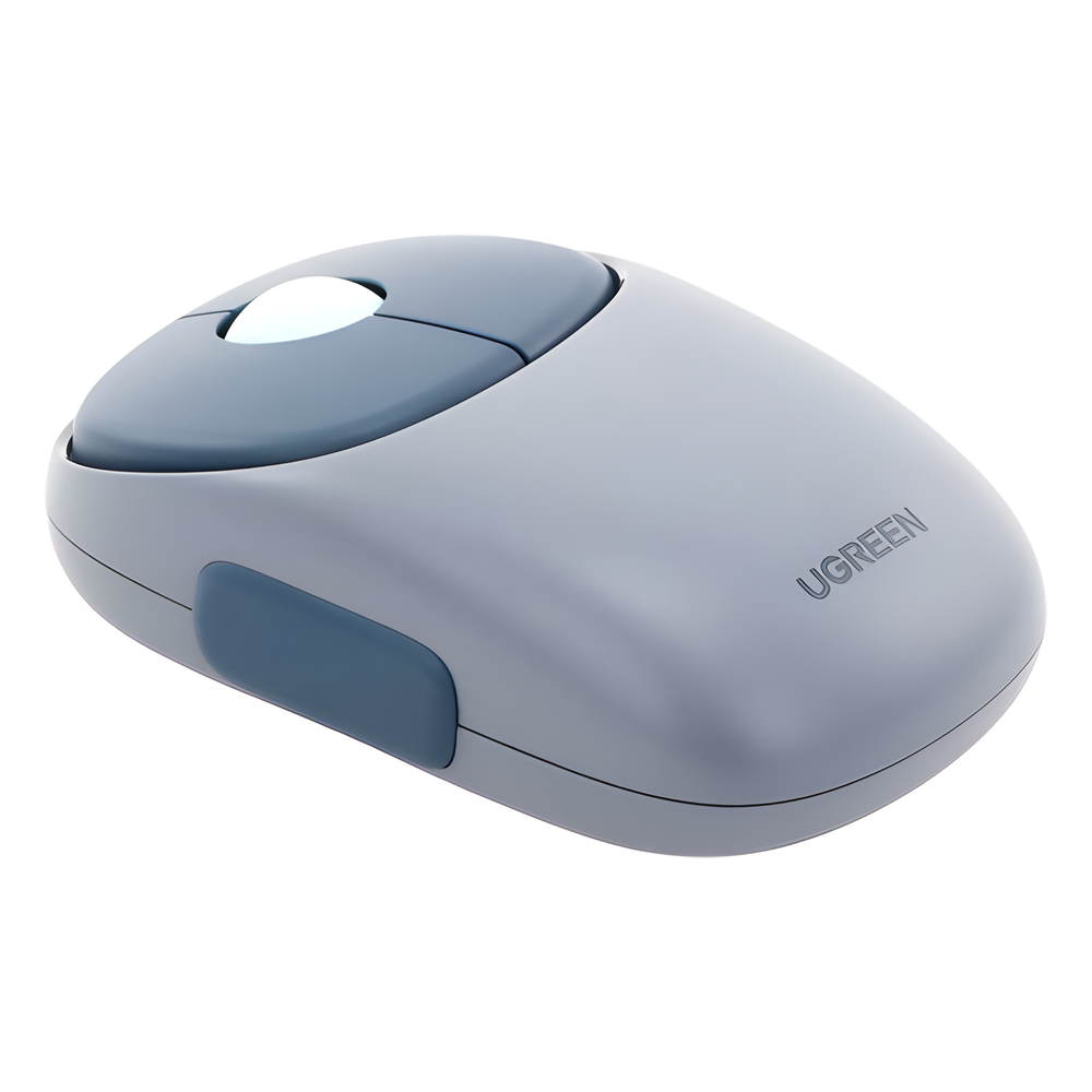 Mouse Inalámbrico Bluetooth 5.0 y 2.4GHz 3 Dispositivos 4000 DPI Recargable USB-C 5 Botones Azul UGREEN 90538 - Imagen 4