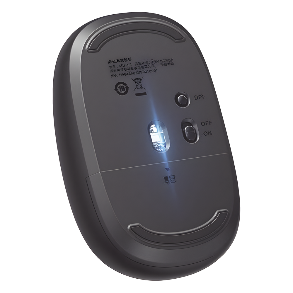Mouse Inalámbrico 2.4 GHz 2400 DPI 3 Botones Silenciosos Alcance 10m (32.8ft) Azul UGREEN 90550 - Imagen 4