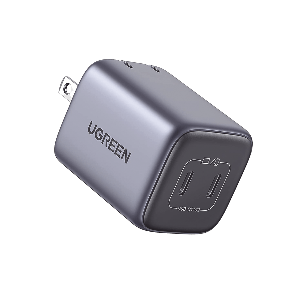 Cargador de 45W serie Nexode Mini  2 Puertos USB-C de Carga Rápida Tecnología GaN II Power Delivery 3.0 Quick Charge 4.0 Chip Confiable y Carga Inteligente Optimiza la Experiencia de Carga Tecnología Thermal Guard 90572 - SILYMX