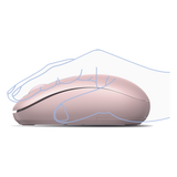 Mouse Inalámbrico Silencioso 2.4 GHz 10 m 2400 DPI 3 Botones Dusty Pink UGREEN 90686 - Imagen 3