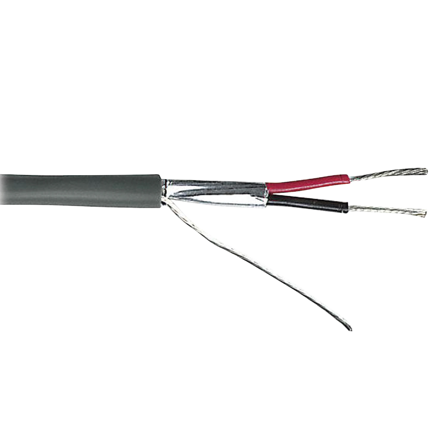 Bobina de cable Viakon 2x18 AWG Blindado Gris 305 Metros 9222 - SILYMX