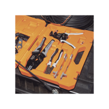 Juego de Herramientas de Conexión Fotovoltaica Solar 6 Piezas: Estuche 2 Llaves Aisladas MC4 Cortador 1/0 AWG Al Pelacables 6-12 AWG Sólido y 8-14 AWG Trenzado Ponchadora MC4T 10-14 AWG92919S - SILYMX