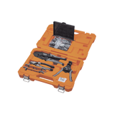 Juego de Herramientas de Conexión Fotovoltaica Solar 6 Piezas: Estuche 2 Llaves Aisladas MC4 Cortador 1/0 AWG Al Pelacables 6-12 AWG Sólido y 8-14 AWG Trenzado Ponchadora MC4T 10-14 AWG92919S - SILYMX