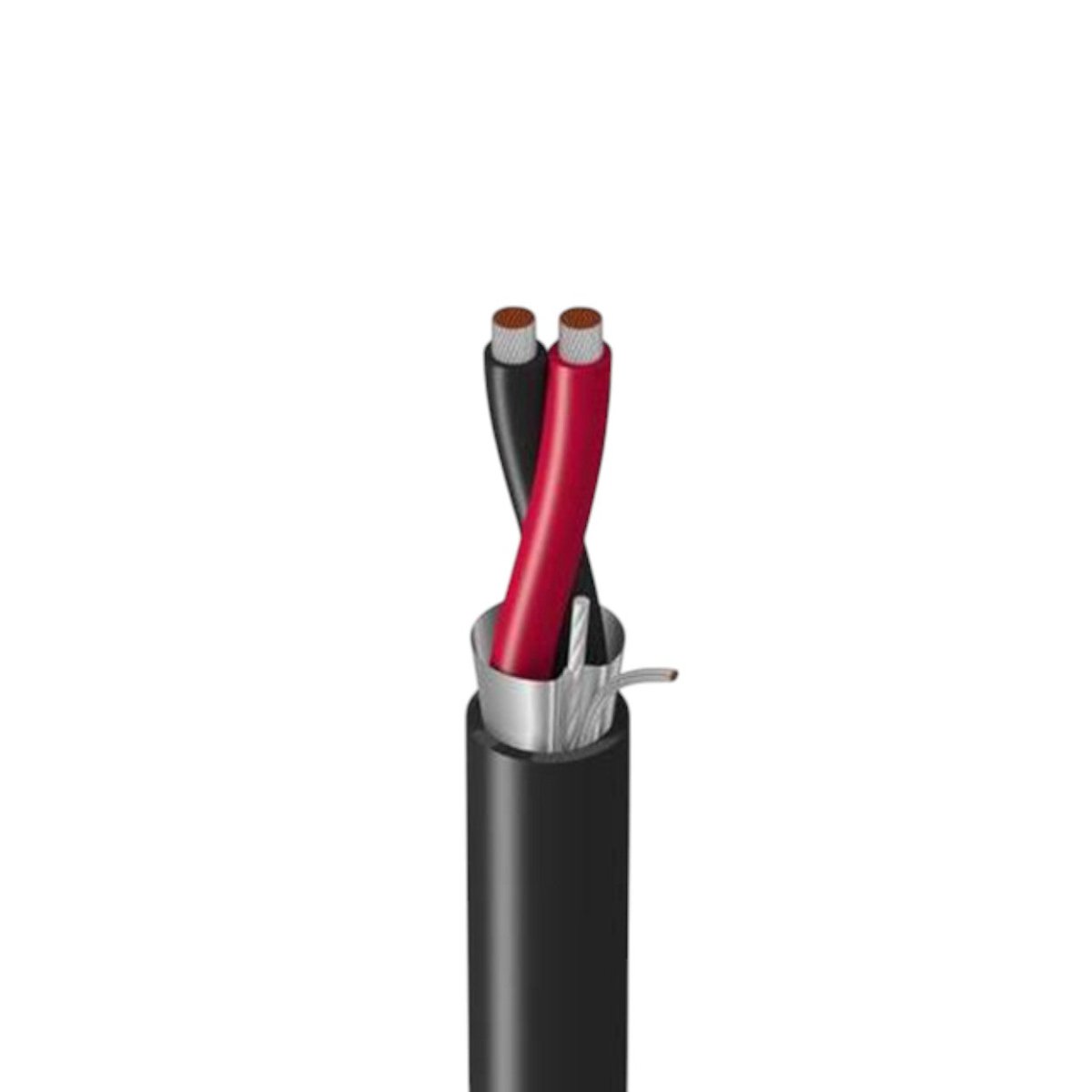 Bobina de Cable Belden 2x16 AWG PLTC Instrumentación Estañado Blindado Color Negro 305 Metros 9316 0601000 - SILYMX