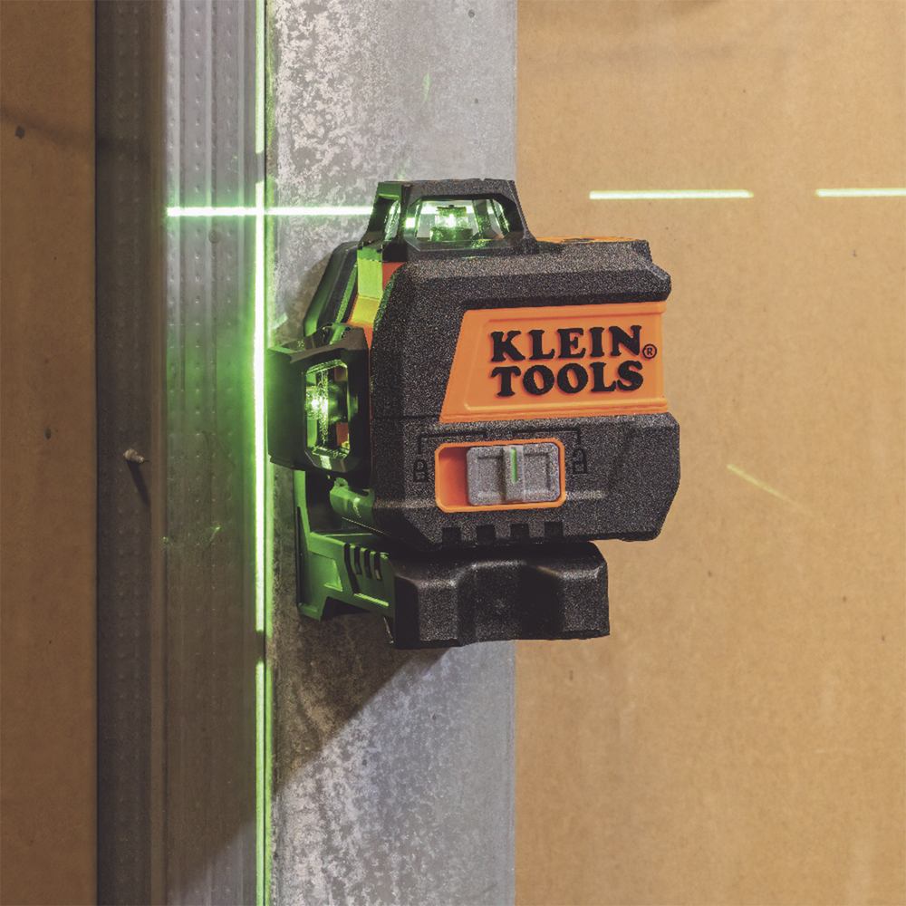 Nivel Láser de 3 Planos de Color Verde de 360º y 30.5 m de alcance KLEIN TOOLS 93CPLG - SILYMX