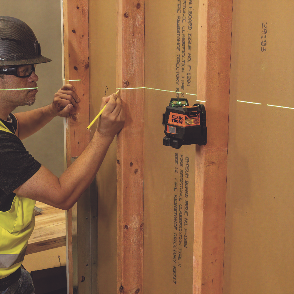 Nivel Láser de 3 Planos de Color Verde de 360º y 30.5 m de alcance KLEIN TOOLS 93CPLG - SILYMX