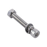 1 Tornillo Allen Milimétrico de Acero Inoxidable 1 Pza Con 1 Tuerca 1 Arandela de Presión y 1 Plana 950-5080-254 - SILYMX