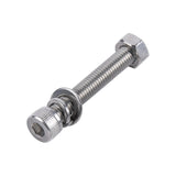 Tornillo Allen Milimétrico de Acero Inoxidable 1.25 x 35 Con 1 Tuerca 1 Arandela de Presión y 1 Plana 1 Arandela de Presión y 1 Plana 950-5080-354 - SILYMX