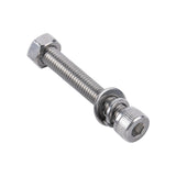 Tornillo Allen Milimétrico de Acero Inoxidable 1.25 x 40 mm Con 1 Tuerca 1 Arandela de Presión y 1 Plana 950-5080-404 - SILYMX