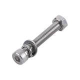 FijaciónDMT950-5080-504Tornillo Allen Milimétrico De Acero Inoxidable Con 1 Tuerca 1 Arandela de Presión y 1 Plana 950 - 5080 - 504 - SILYMX