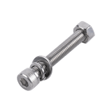 FijaciónDMT950-5080-654Tornillo Allen Milimétrico de Acero Inoxidable 1.25 x 65 Con 1 Tuerca 1 Arandela de Presión y 1 Plana 950 - 5080 - 654 - SILYMX