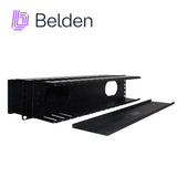 Belden Organizador Horizontal Doble 2UR Negro 9512-1902-FR - Imagen 2