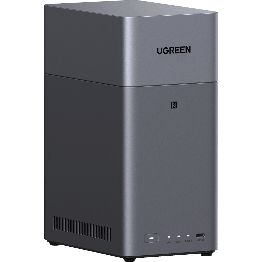 Servidor NASUGREEN95432NAS 2 Bahías 4GB RAM HDMI 4K Gigabit RAID 0/1 NFC USB - C UGREEN NASync DH2300 - SILYMX