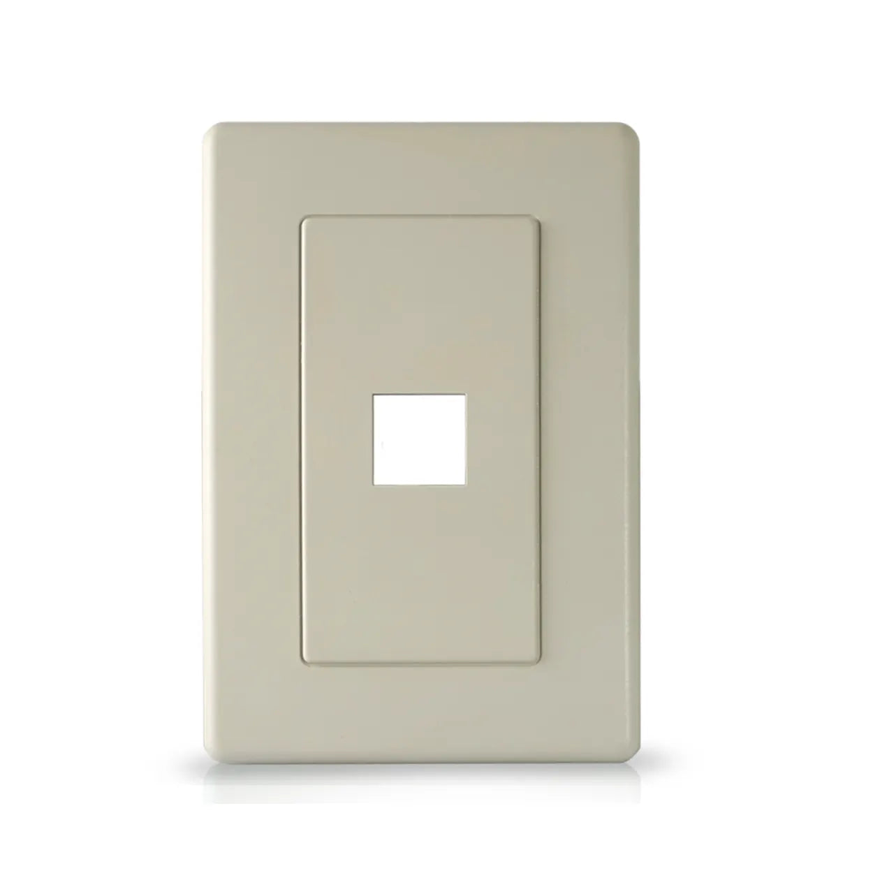 Faceplate Belden 1 Puerto Mdvo Color Gris A0405255 - SILYMX