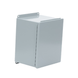 Gabinete de Bisagra Continua NEMA 12 IP66 de Uso en Intemperie 305x254x203 mm De Acero Color Gris - SILYMX