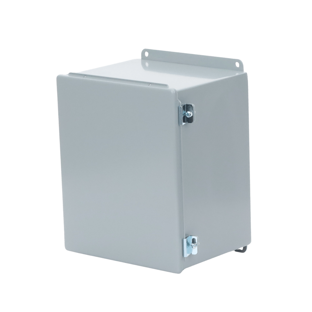 Gabinete de Bisagra Continua NEMA 12 IP66 de Uso en Intemperie 305x254x203 mm De Acero Color Gris - SILYMX