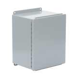 Gabinete de Bisagra Continua NEMA 12 IP66 de Uso en Intemperie 305x254x203 mm De Acero Color Gris - SILYMX