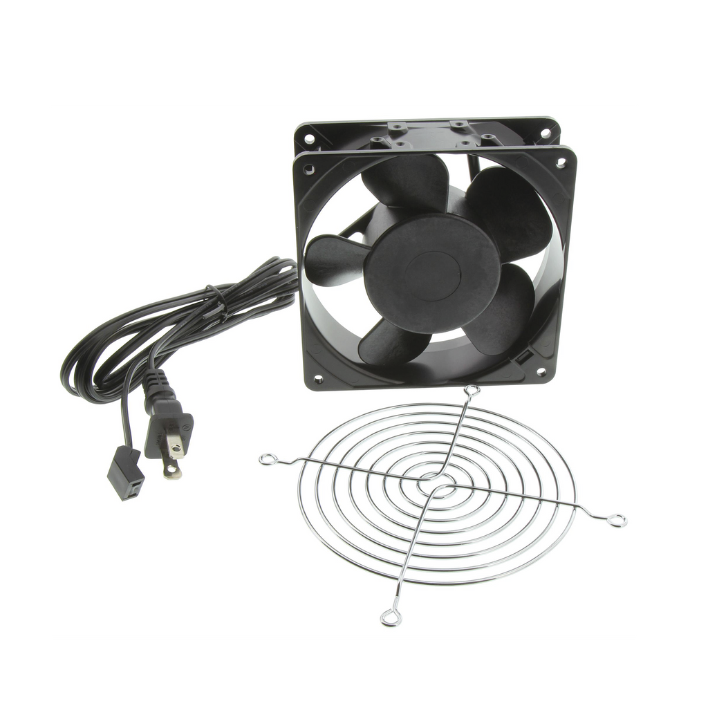 Ventilador Axial Compacto, de 4 Pulgadas, 100 CFM, 115 Vca, De Acero, Color Negro HOFFMAN A4AXFNPG - SILYMX