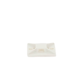 Sujetador Para Cable De 4 Vías Con Adhesivo 25.4 X 25.4Mm (1In X 1In) Color Blanco 1 Pieza ABM2S-A-C - SILYMX