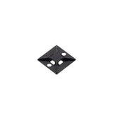 Montaje-Sujetador Para Cable de 4 vías con Adhesivo Acrilico Color Negro Uso en Exterior ABM2S-AT-C0 - SILYMX