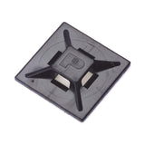 Montaje-Sujetador Para Cable de 4 vías con Adhesivo Acrilico Color Negro Uso en Exterior ABM2S-AT-C0 - SILYMX