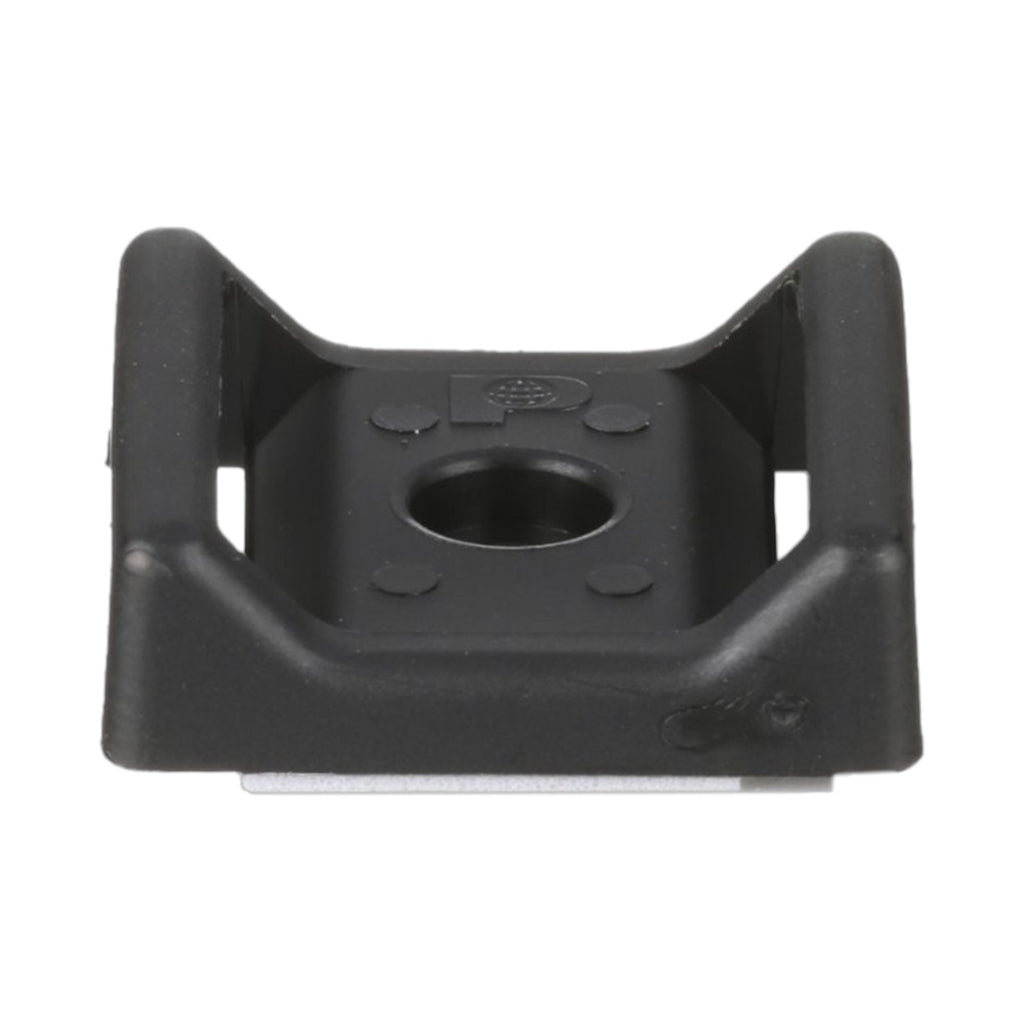 Sujetador Para Cable con Adhesivo 28.5 x 28.5 mm Color Negro Paquete de 100pz ABMT-A-C20 - SILYMX