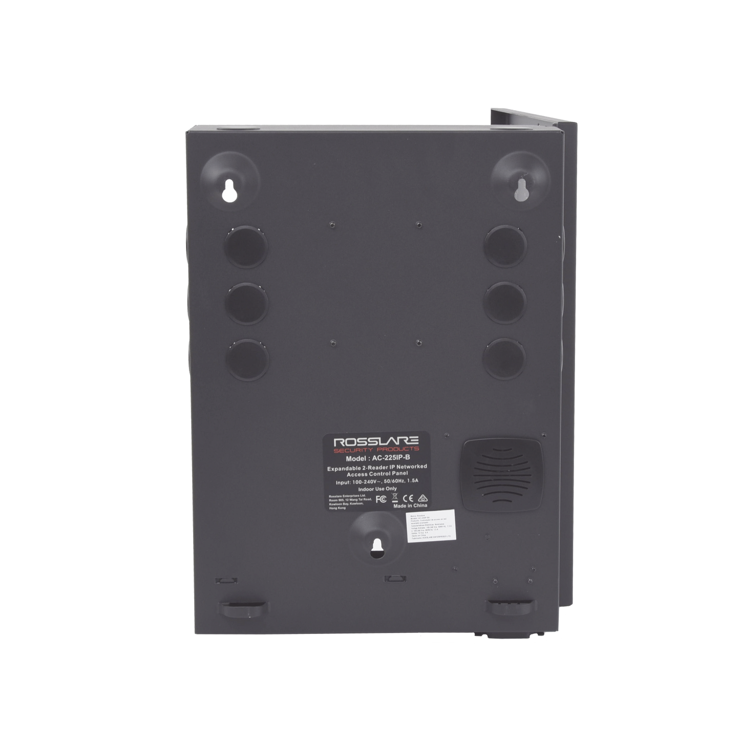 Controlador de Acceso IP de Nueva Generación 2 Lectoras Expandible a 4 30,000 Tarjetas Rosslare AC-225IP-BU