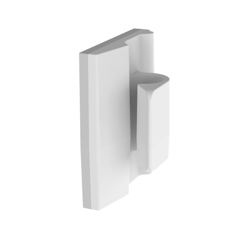 Clip de Nylon 6.6 con Adhesivo Para Cables de Hasta 9.7 mm de Diámetro Uso Interior Color Natural Paquete de 100pz ACC38-A-C - SILYMX