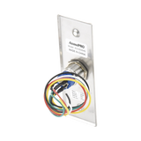 Botón de Salida con Aro Iluminado Azul IP65 Diseño Estético NO,COM,NC ACCESS40 - SILYMX