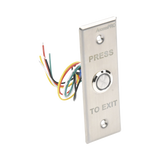 Botón de Salida con Aro Iluminado Azul IP65 Diseño Estético NO,COM,NC ACCESS40 - SILYMX