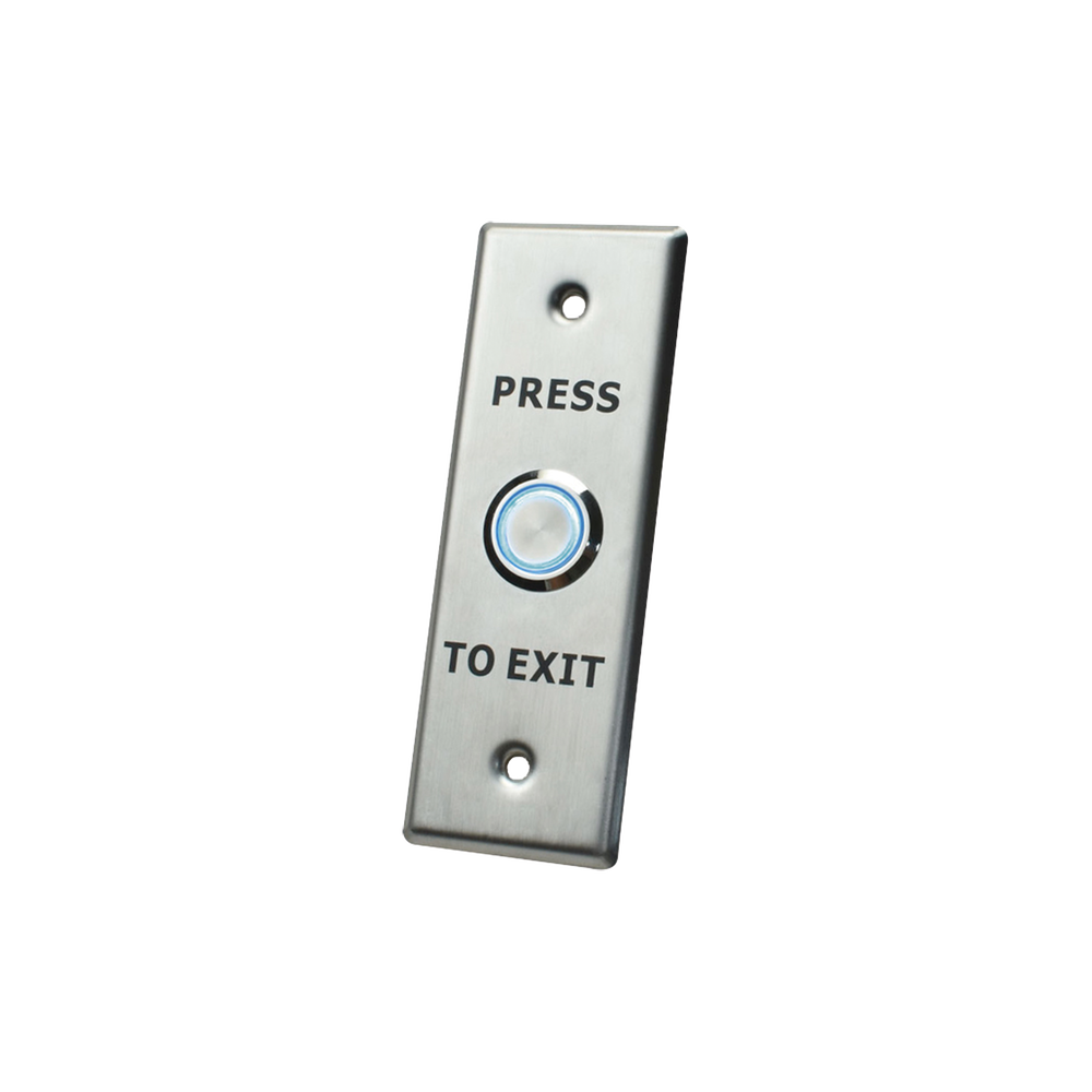 Botón de Salida con Aro Iluminado Azul IP65 Diseño Estético NO,COM,NC ACCESS40